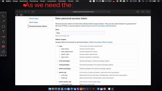 How to create a personal access token (pat) on GitHub and use it as a secret? смотреть онлайн