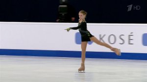 14-летняя Александра Трусова стала чемпионкой мира среди юниоров и вошла в историю фигурного катания