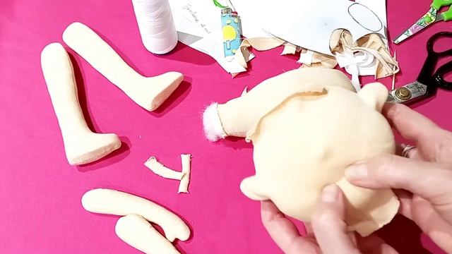 Шьём тело куклы| Текстильная кукла части тела| Как сшить куклу| Łalka tekstyłna Warszawa смотреть онлайн