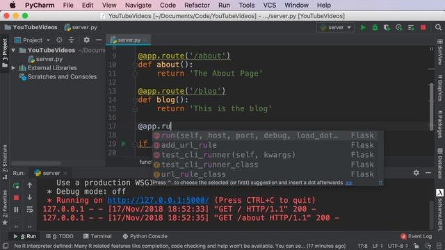 Python and Flask - Routing and Variable Rules смотреть онлайн