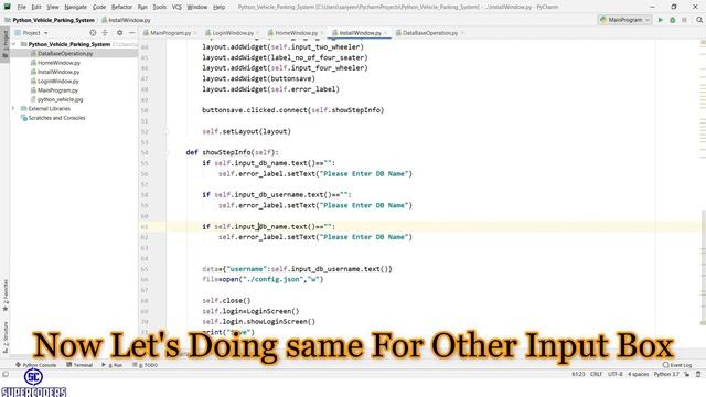 Python Vehicle Parking System Project Part 16.4 | Create First Time Install Functionality смотреть онлайн