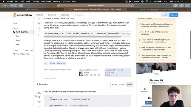 LIVESTREAM: Implementing the seeking operation on video playback in FFmpeg/OpenGL (C++) смотреть онлайн