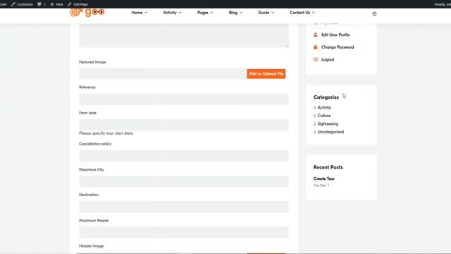 How to Add Widgets - GooTravel Tour & Travel Agency Theme смотреть онлайн