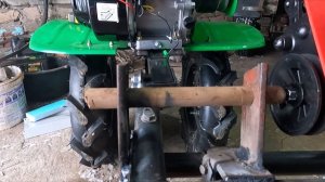 переделка сцепки роторной косилки ПАХАРЬ часть1