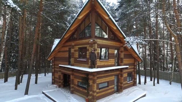 Деревянные дома Archiline и Mersedes-Беларусь снимают ролик о хозяине, деревянном доме и автомобиле