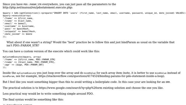 Code Review: Writing PHP PDO bindParameters смотреть онлайн