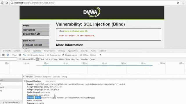 DVWA SQL INJECTION - BLIND (HIGH LEVEL) смотреть онлайн