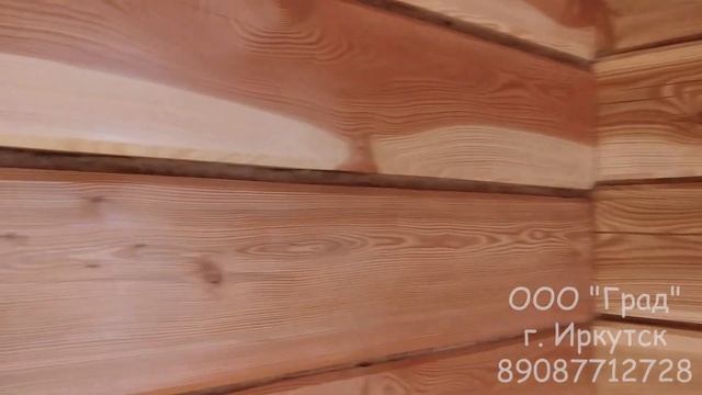 Внутренняя отделка дома из лиственницы, Худяково смотреть онлайн