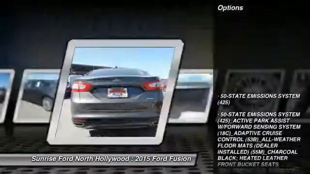 2015 Ford Fusion North Hollywood,Los Angeles,San Fernando Valley,Glendale,Burbank M51626 смотреть онлайн