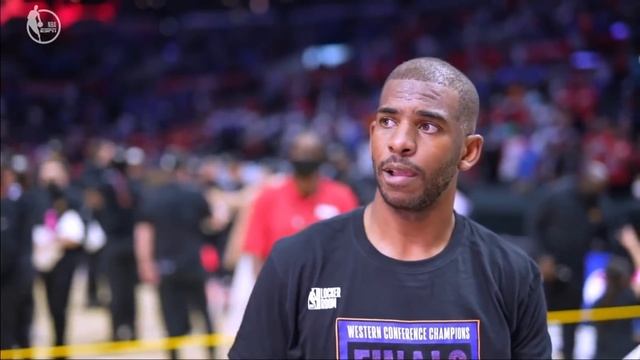 Chris Paul Post Game Interview after Game 6 Win to Advance to the NBA Finals смотреть онлайн