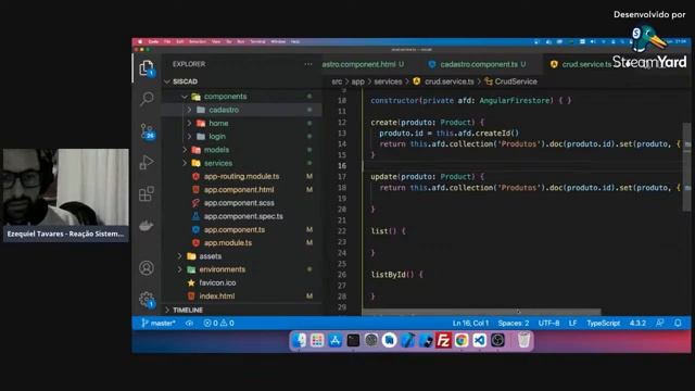 Projeto: Sistema de Cadastro com Angular + Firebase смотреть онлайн