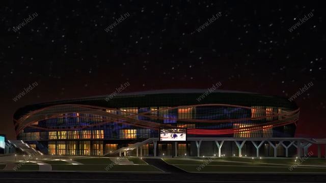 Ледовый дворец наружное освещение смотреть онлайн