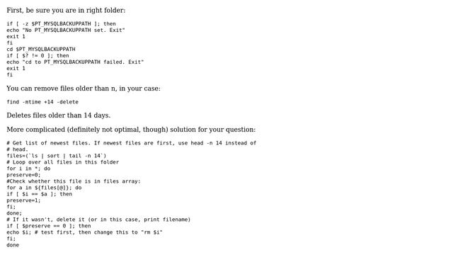 What's wrong with my bash script to keep last x files and delete the rest? (5 Solutions!!) смотреть онлайн