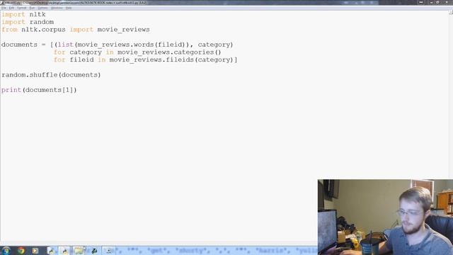 Text Classification Natural Language Processing With Python and NLTK p 11 смотреть онлайн