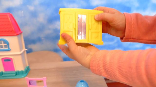 Игрушечный домик / Кукольный домик / Игры для девочек / Большой игрушечный дом / Игрушечная мебель смотреть онлайн