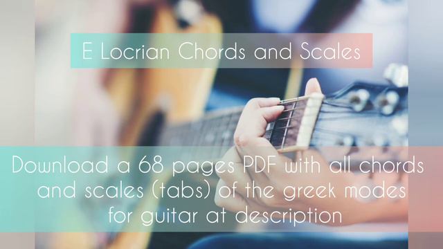 E Locrian - All Chords and Scales of the Greek Modes for Guitar смотреть онлайн