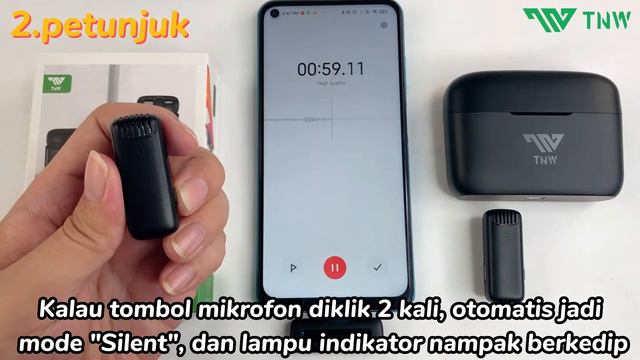 TNW -X9 Tutorial Cara Pakai Mikrofon "Wireless" Lavalier Mic X9 смотреть онлайн
