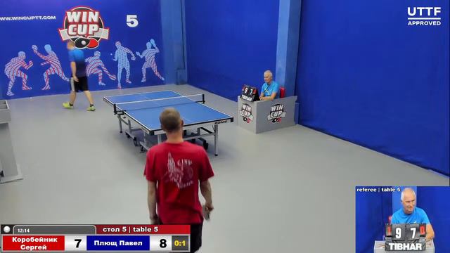 17:00 Коробейник Сергей 1-3 Плющ Павел cтол 5 ЮГ-3 04.08.21 смотреть онлайн