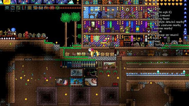 Показываю мой дом в Terraria игру покупал в стиме!!!