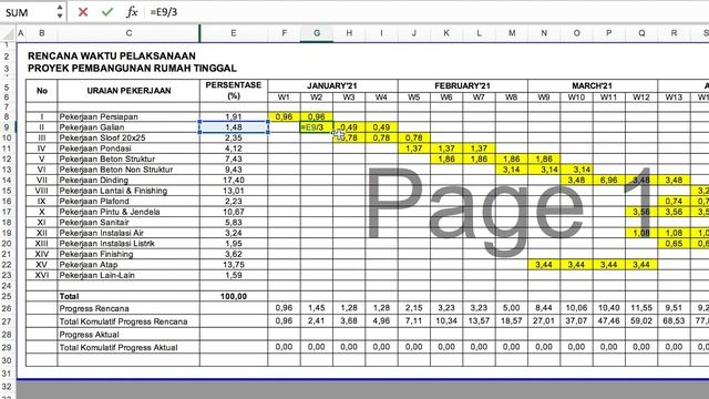 CARA MEMBUAT KURVA-S | SCHEDULE PELAKSANAAN PROYEK KONSTRUKSI смотреть онлайн