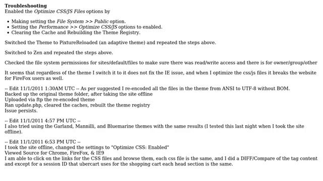 Drupal: Optimize CSS & JS breaks IE & FireFox (All Themes) (2 Solutions!!) смотреть онлайн