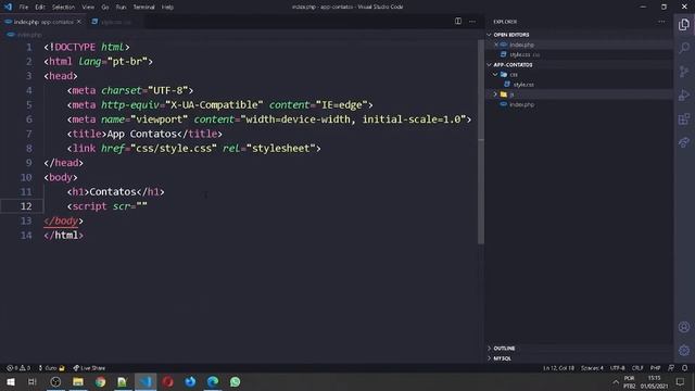 PHP 05 - Criando um menu principal смотреть онлайн
