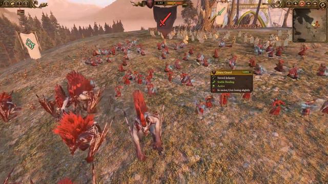 Vampire Counts vs Tomb Kings | GHORST ON THE PATH: Total War Warhammer 2 смотреть онлайн