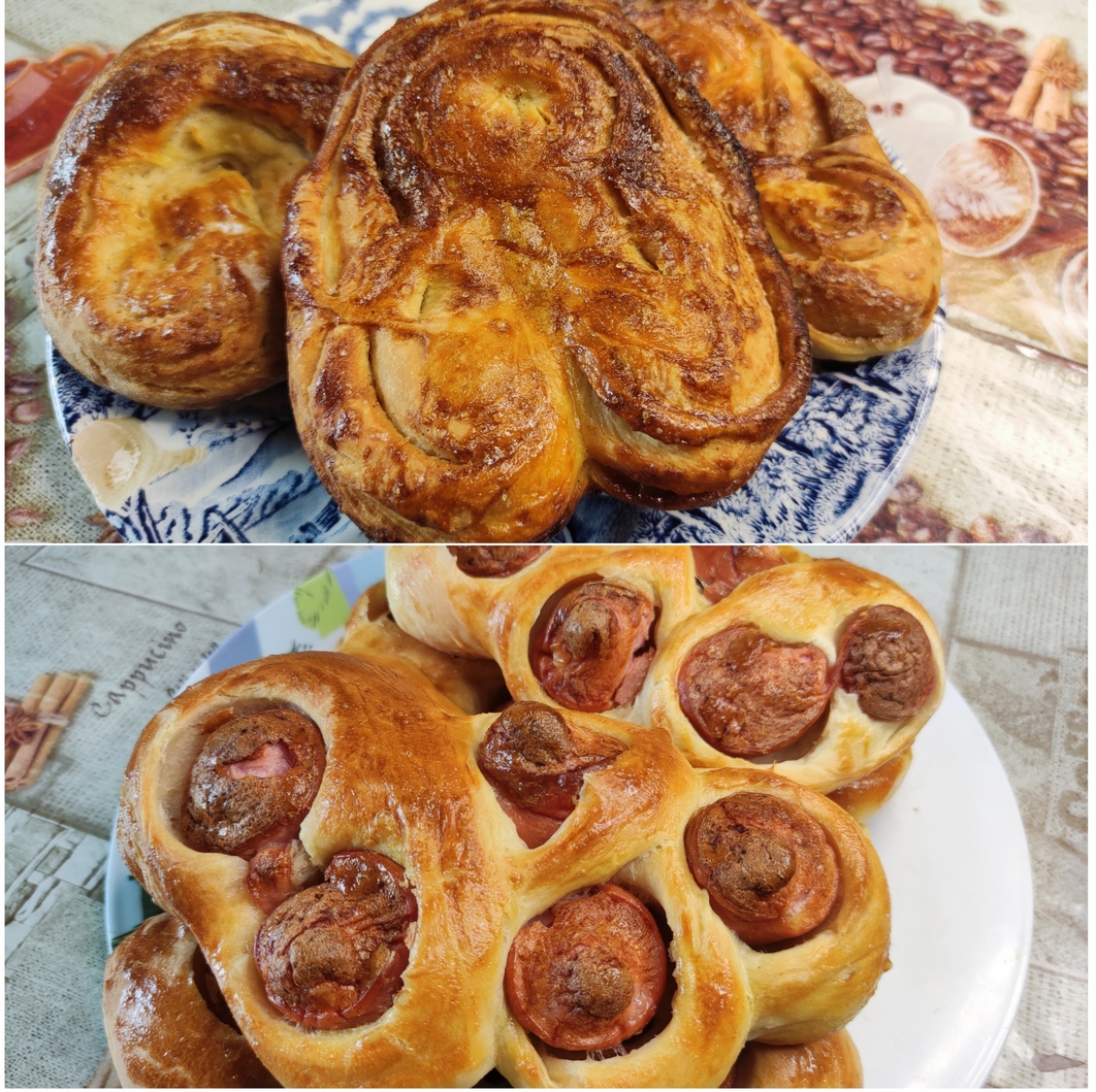 Когда осталось тесто. Быстрая выпечка))))) смотреть онлайн