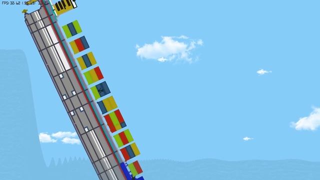 САМОЕ БОЛЬШОЕ ЦУНАМИ НАКРЫЛО КОРАБЛЬ | FLOATING SANDBOX