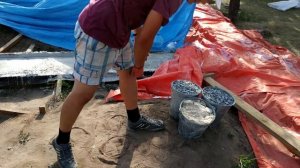 Как замешать хороший бетон и не лезть руками (мастерком) в бетономешалку, по шагам.