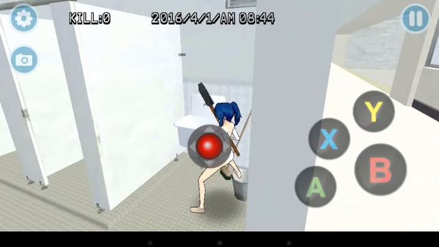 Играем в игру похожа на Яндер симулятор HighSchool Simulator Girl A #1 смотреть онлайн