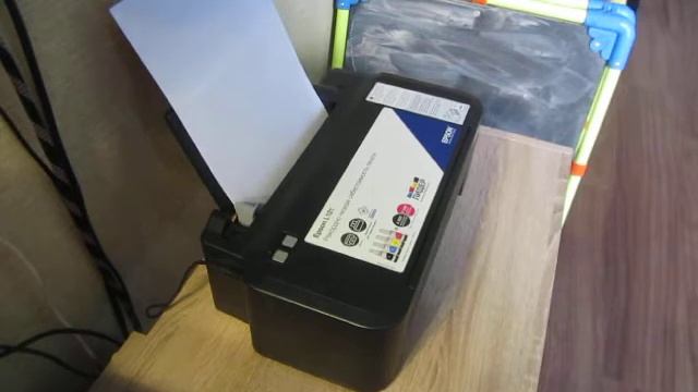 Epson L121 проба печати