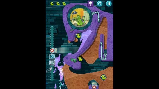 Where's My Water 2 Level 61: Power Up! 3 Ducks iOS Walkthrough смотреть онлайн