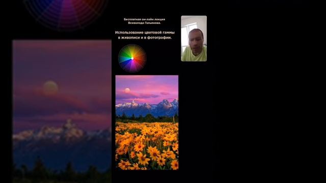 Использование цветовой гаммы в живописи и в фотографии. смотреть онлайн