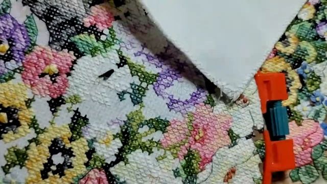 #5 Вышивка крестиком. Дубовая роща от Luca-s. Финиш Dimensions Springtime View. Беру и вышиваю