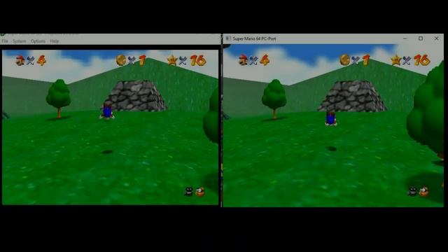 ¿Port SM64 en PC sin emulador? (Comparación y gameplay) смотреть онлайн