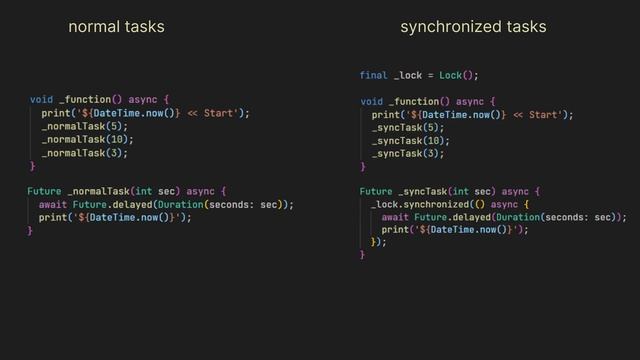 FLUTTER Synchronized | Async Lock смотреть онлайн