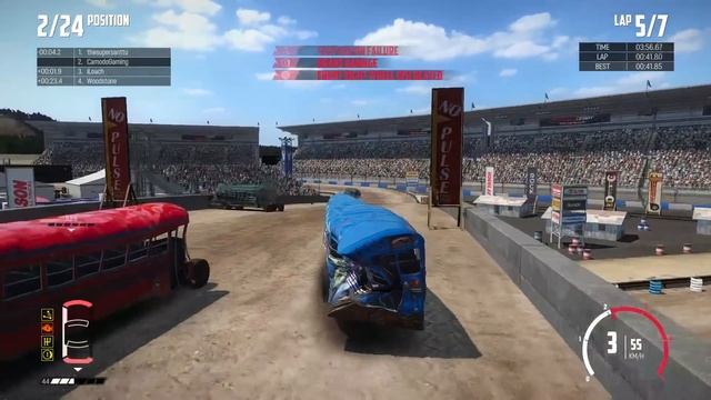 EXPLOSIVE FIGURE 8 HAMMER RACE & PINBALL MODE! - Next Car Game: Wreckfest Release Gameplay смотреть онлайн