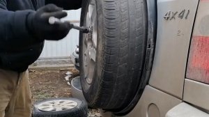 Замена колеса Чери Тиго