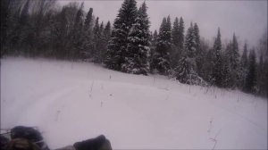 охота на снегоходе  Lynx 59 Yeti 600 ACE