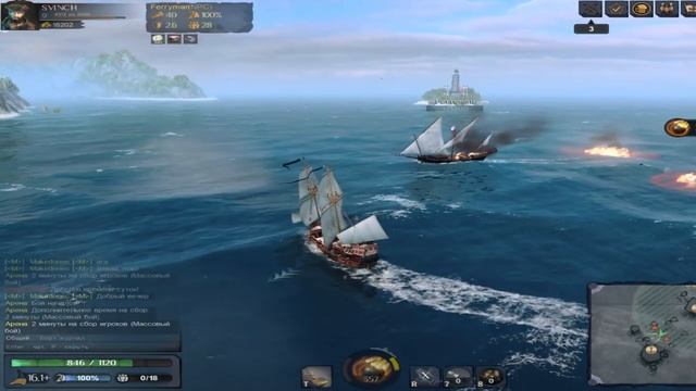СВИНЧЬ (World Of Sea Battle) смотреть онлайн