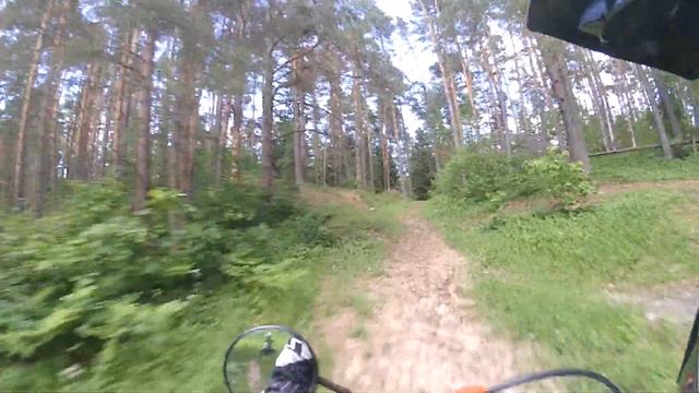 Эндуро Мещера. ЛЭП, жд, горочки, лесной прохват. смотреть онлайн