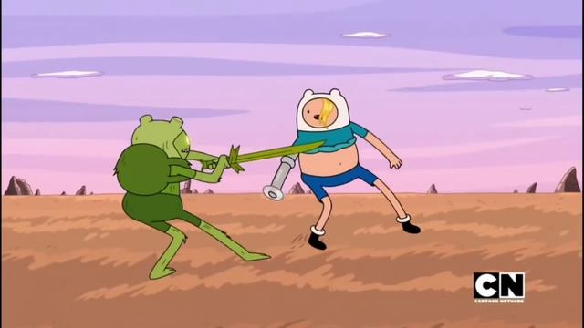 Finn Pelea Contra Fern | Hora De Aventura смотреть онлайн