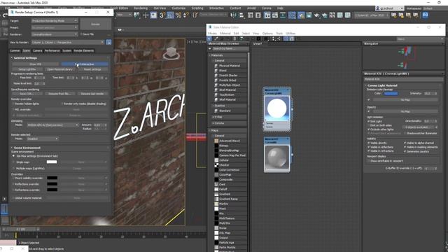 Как сделать неоновую вывеску в 3DsMax + Corona render | Neon text in 3DsMax + Corona Rende смотреть онлайн