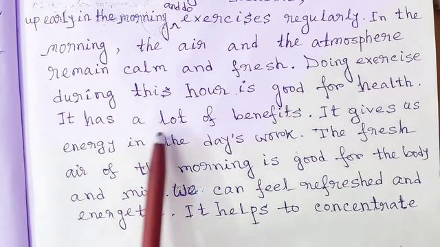 Benefits of early morning exercises|Paragraph|100 Words смотреть онлайн