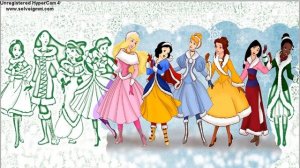 Disney Princesses ?? Coloring Pages #34?? Aurora? Ariel? Принцессы Диснея Раскраска? Ариель #34
