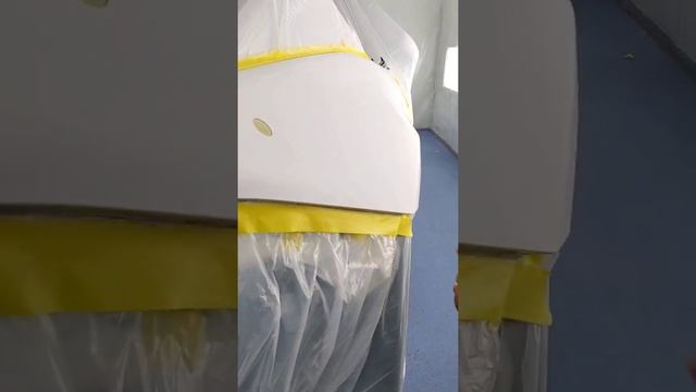 HOW TO PAINT 3 STAGE WHITE PEARL PAINT JOB ON A MIATA смотреть онлайн