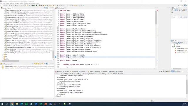 XML + Exceptions (Java) смотреть онлайн