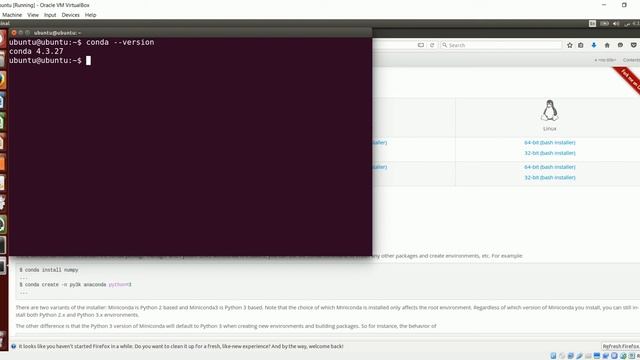 python [1] - Ubuntu Installation смотреть онлайн