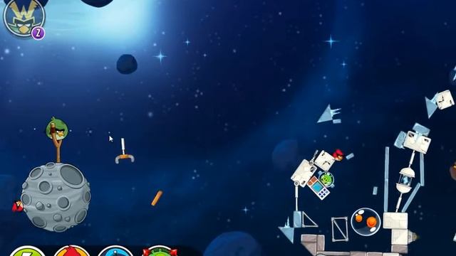 Angry Birds Space Beak Impact 8-22 3 stars смотреть онлайн
